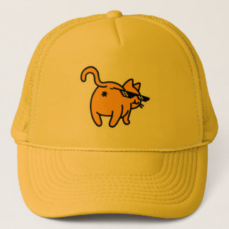 Omgaan met IT Bril Meme Funny Cat Butt in Face Trucker Pet