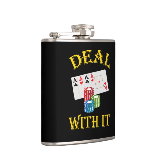 Omgaan met IT Poker Heupfles (Rechts)