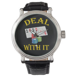 Omgaan met IT Poker Watch Horloge