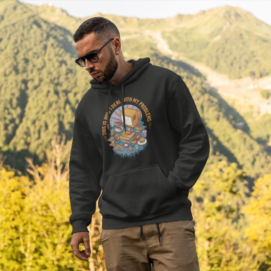 Omgaan met uw problemen - Retro-videogame Hoodie