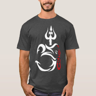 OMGanesha en Lord Shiva Divine Trident Trishul T-shirt