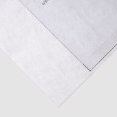 Omgekeerd Frans script voor Pet-behandelingen Tissuepapier (Detail)