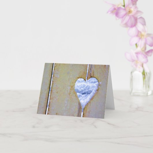 Omgekeerd hek Wenskaart Kaart (Orchidee)