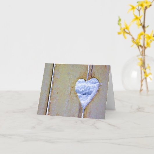 Omgekeerd hek Wenskaart Kaart (Gele Bloem)