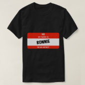 Omgekeerd Im, geen vampiernaamtag T-shirt (Design voorkant)