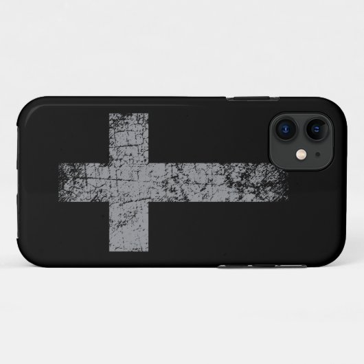 Omgekeerd kruisje Case-Mate iPhone case (Achterkant (horizontaal))