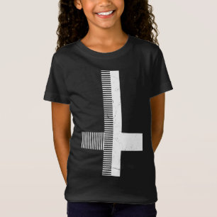 Omgekeerd kruisje t-shirt