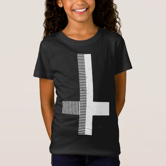 Omgekeerd kruisje t-shirt (Voorkant)