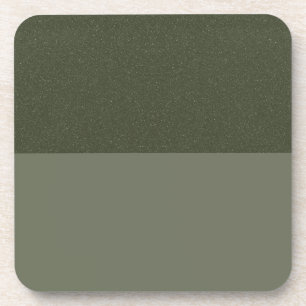 Omgekeerd Moss Green Split Onderzetter -