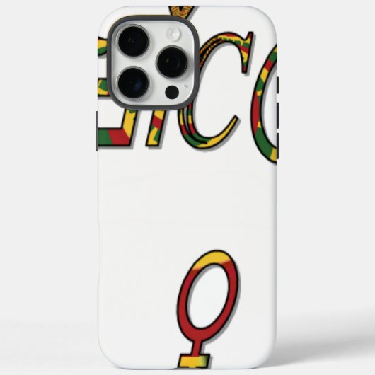 Omgekeerd "OFFICIEEL" Vrouwelijk Symbool | Bold Mi Case-Mate iPhone Case (Achterkant)