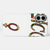 Omgekeerd "OFFICIEEL" Vrouwelijk Symbool | Bold Mi Case-Mate iPhone Case (Achterkant (horizontaal))