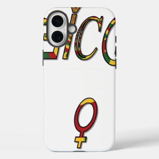Omgekeerd "OFFICIEEL" Vrouwelijk Symbool | Bold Mi Case-Mate iPhone Case (Achterkant)