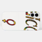 Omgekeerd "OFFICIEEL" Vrouwelijk Symbool | Bold Mi Case-Mate iPhone Case (Achterkant (horizontaal))