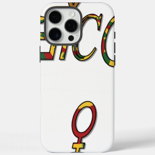 Omgekeerd "OFFICIEEL" Vrouwelijk Symbool | Bold Mi Case-Mate iPhone Case (Achterkant)