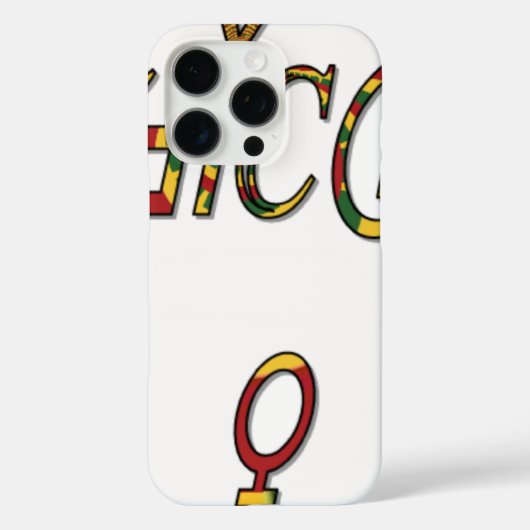 Omgekeerd "OFFICIEEL" Vrouwelijk Symbool | Bold Mi Case-Mate iPhone Case (Achterkant)
