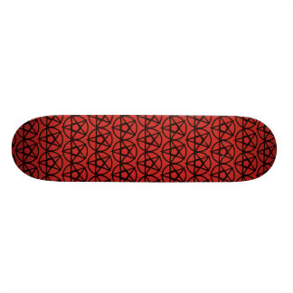 Omgekeerd pentagram persoonlijk skateboard