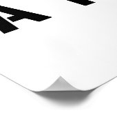 Omgekeerd racisme is geen ding poster (Hoek)