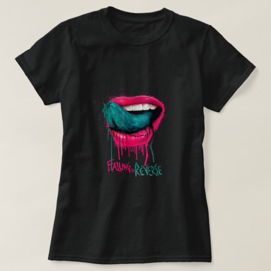 Omgekeerd vallen - Officiële goederen - Lips T T-shirt (Design voorkant)