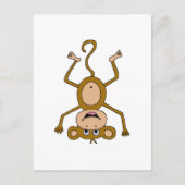 omgekeerde aap briefkaart (Voorkant)