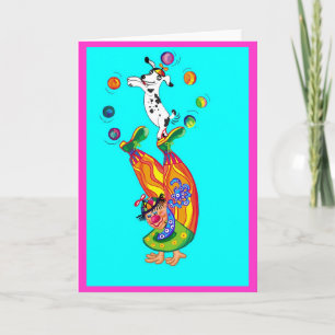 Omgekeerde blikken (blanco binnenin) kaart