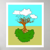 omgekeerde boom poster (Voorkant)