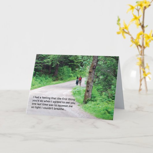 Omgekeerde Condoleance Kaart 7 (Gele Bloem)