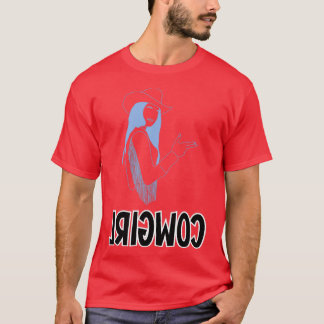 Omgekeerde Cowgirl Classic TShirt