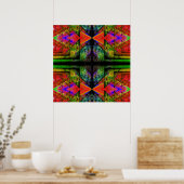 Omgekeerde driehoek prisma 2 poster (Keuken)