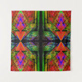 Omgekeerde Driehoekig Prisma 2 Wandkleed (Voorkant (horizontaal))
