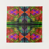 Omgekeerde Driehoekig Prisma 2 Wandkleed (Voorkant)
