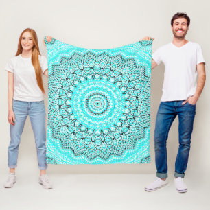 Omgekeerde Eve Mandala Fleece Deken
