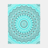 Omgekeerde Eve Mandala Fleece Deken (Voorkant)
