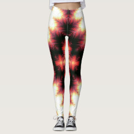 Omgekeerde geluidsgolf kruis leggings