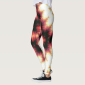 Omgekeerde geluidsgolf kruis leggings (Links)