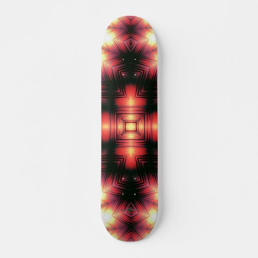 Omgekeerde geluidsgolf kruis persoonlijk skateboard (Voorkant)