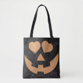 Omgekeerde glitter jack oLanttern Tote Bag (Voorkant)