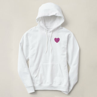 Omgekeerde hartslag hoodie