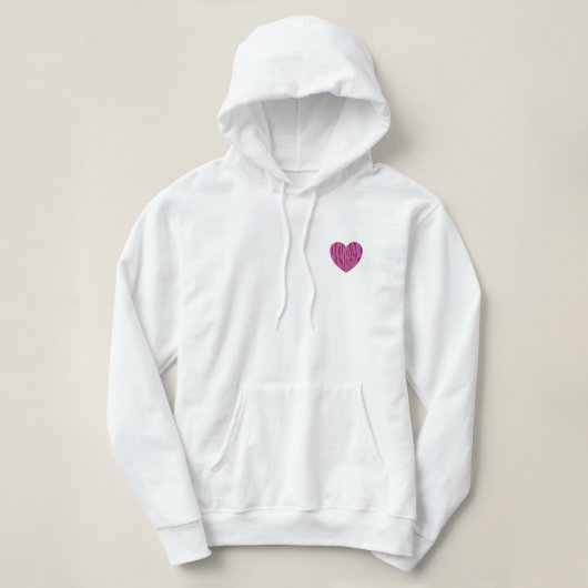 Omgekeerde hartslag hoodie (Design voorkant)