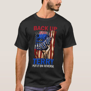 Omgekeerde het 4de Vuurwerk van Juli File het Terr T-shirt