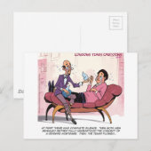 Omgekeerde hypotheektherapie Funny Briefkaart (Voorkant / Achterkant)