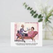 Omgekeerde hypotheektherapie Grappig Briefkaart (Staand voorkant)