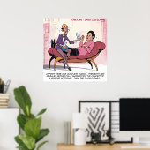 Omgekeerde hypotheektherapie grappige poster (Thuiskantoor)