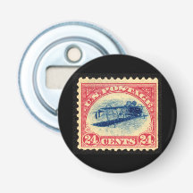  omgekeerde Jenny Stamp Badge Bottle Opener