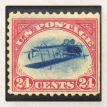 omgekeerde Jenny Stamp Glass Onderzetter