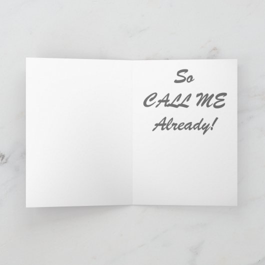 Omgekeerde joodse Moederdag-Kaart Kaart (Binnen)