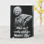 Omgekeerde joodse Moederdag-Kaart Kaart (Gele Bloem)