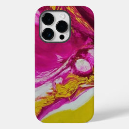 Omgekeerde kleur in een vloeiende kunst Case-Mate iPhone 14 pro hoesje