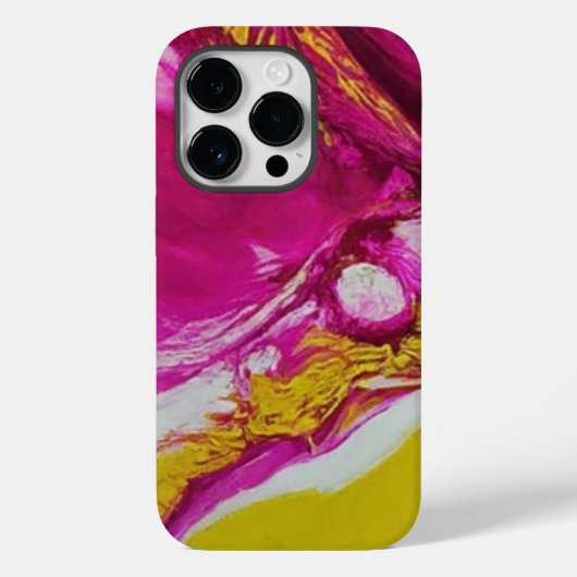 Omgekeerde kleur in een vloeiende kunst Case-Mate iPhone case (Achterkant)