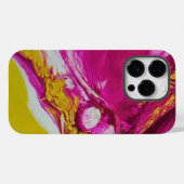 Omgekeerde kleur in een vloeiende kunst Case-Mate iPhone case (Achterkant (horizontaal))