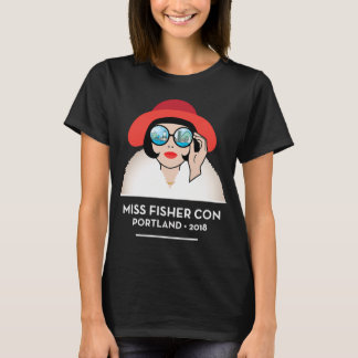 Omgekeerde Miss Fisher Con Art - voor donkere kled T-shirt